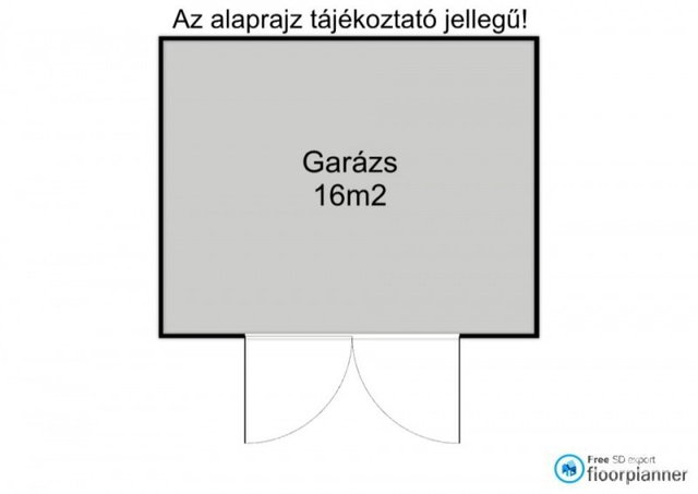 Eladó garázs, Szegeden 19.5 M Ft / költözzbe.hu