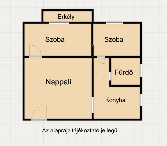 Eladó téglalakás, Budapesten, XX. kerületben 65 M Ft, 2+1 szobás
