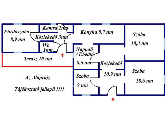 Eladó családi ház, Kenderesen 12.99 M Ft, 2+1 szobás