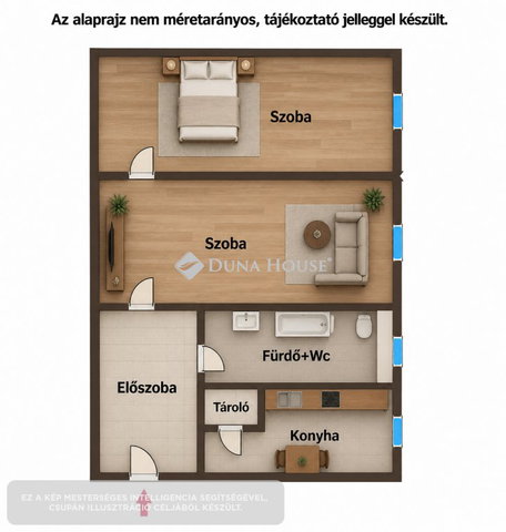 Eladó téglalakás, Kazincbarcikán 22.5 M Ft, 2 szobás