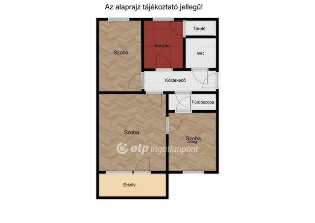Eladó téglalakás, Berekfürdőn 32.99 M Ft, 3 szobás