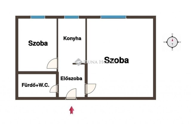 Eladó panellakás, Pécsett 34.9 M Ft, 2 szobás