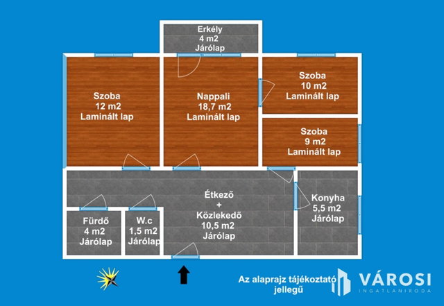 Eladó panellakás, Szegeden 74.9 M Ft, 4 szobás