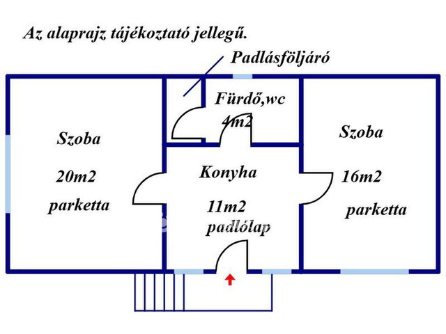 Eladó családi ház, Bárnán 14.9 M Ft, 2 szobás