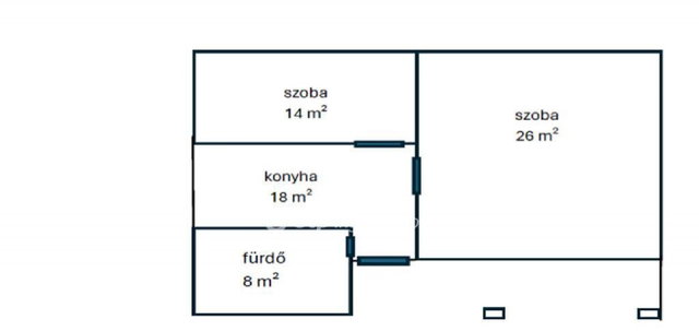 Eladó családi ház, Mátészalkán 45 M Ft, 2 szobás