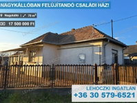 Eladó családi ház, Nagykállóban 17.5 M Ft, 2 szobás