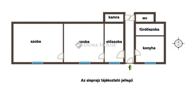 Eladó családi ház, Magyarszéken 19.9 M Ft, 2 szobás