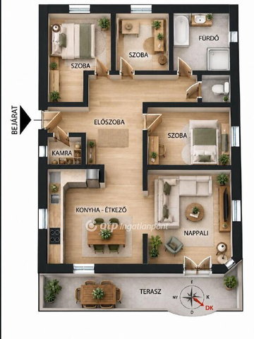 Eladó ikerház, Érden 125 M Ft, 3 szobás / költözzbe.hu