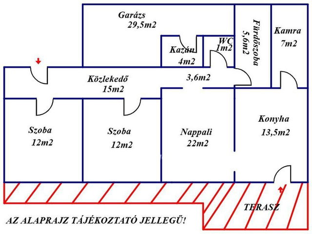 Eladó mezogazdasagi ingatlan, Sarkadon 49 M Ft, 3 szobás