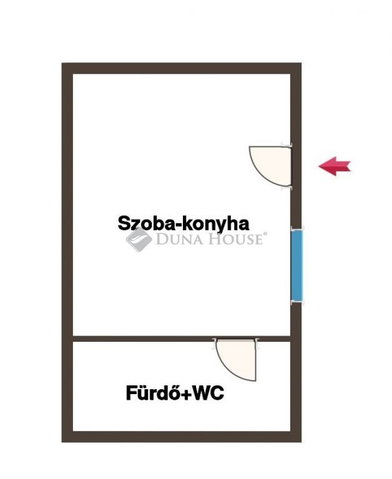 Kiadó téglalakás, albérlet, Pécsett 170 E Ft / hó, 1 szobás