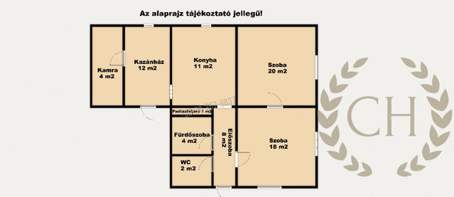 Eladó családi ház, Sándorfalván 54.9 M Ft, 2 szobás