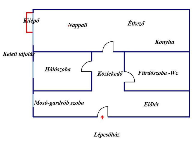 Eladó téglalakás, Nyíregyházán 44 M Ft, 2 szobás