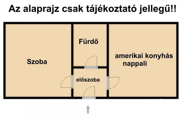 Eladó téglalakás, Hódmezővásárhelyen 35.5 M Ft, 2 szobás
