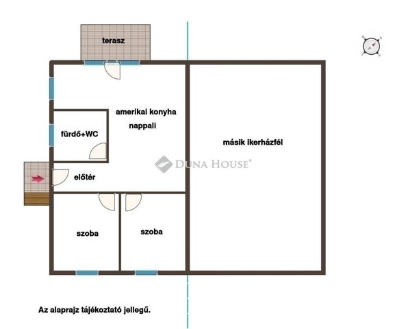 Eladó ikerház, Ócsán 78.5 M Ft, 3 szobás / költözzbe.hu