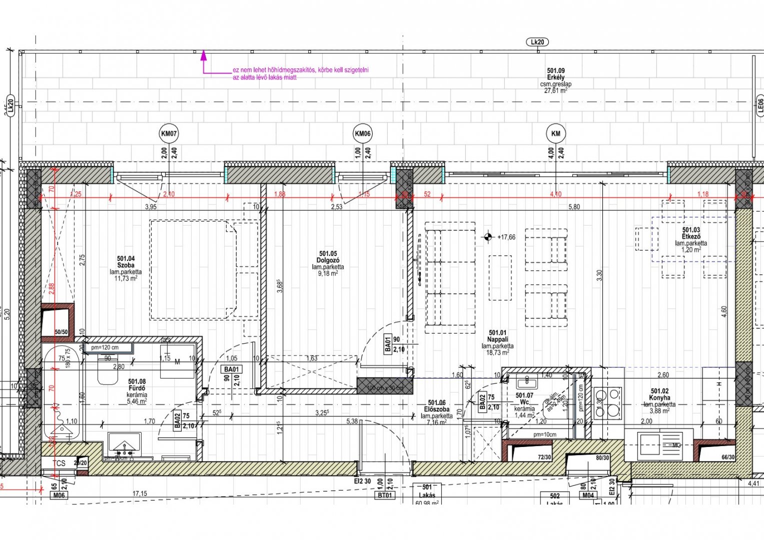 3 bed · 61m² · 126.041.000 ft