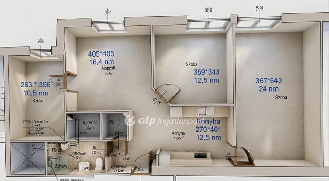 Eladó téglalakás, Budapesten, VIII. kerületben 82.9 M Ft