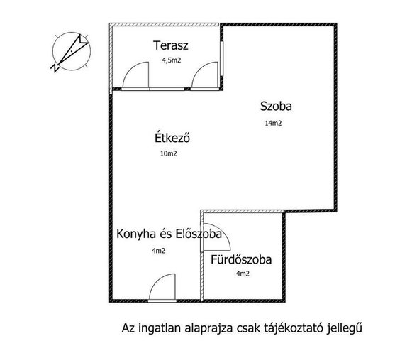 Eladó téglalakás, Budapesten, VIII. kerületben 56 M Ft, 1 szobás