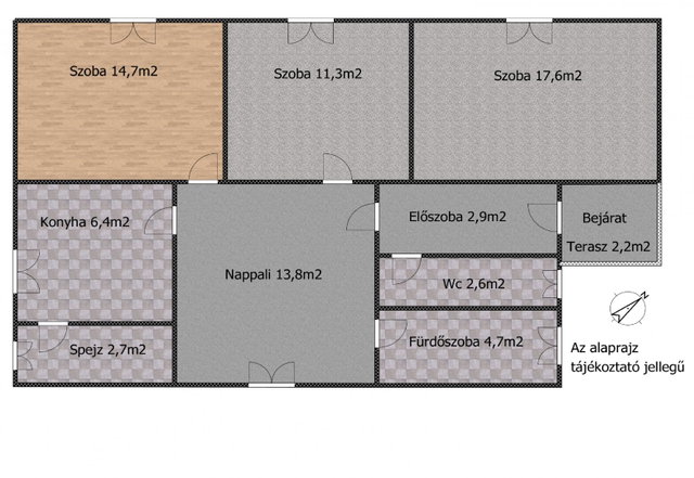 Eladó családi ház, Faddon 25 M Ft, 3+1 szobás