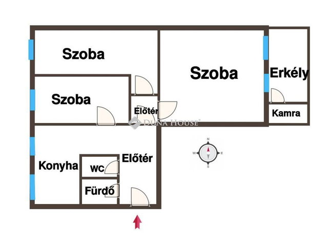 Eladó panellakás, Kiskunfélegyházán 30.5 M Ft, 3 szobás