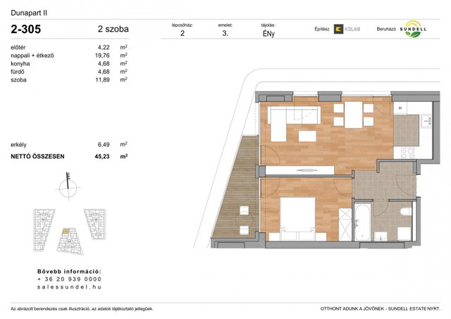 Eladó téglalakás, Budapesten, XI. kerületben 90.4 M Ft, 2 szobás
