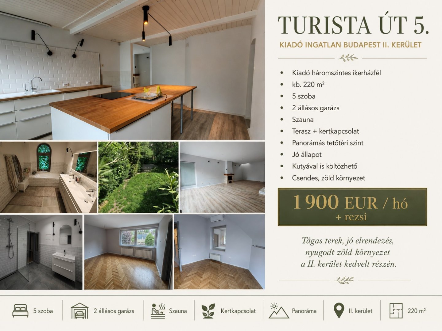 5 bed · 220m² · 689.700 ft
