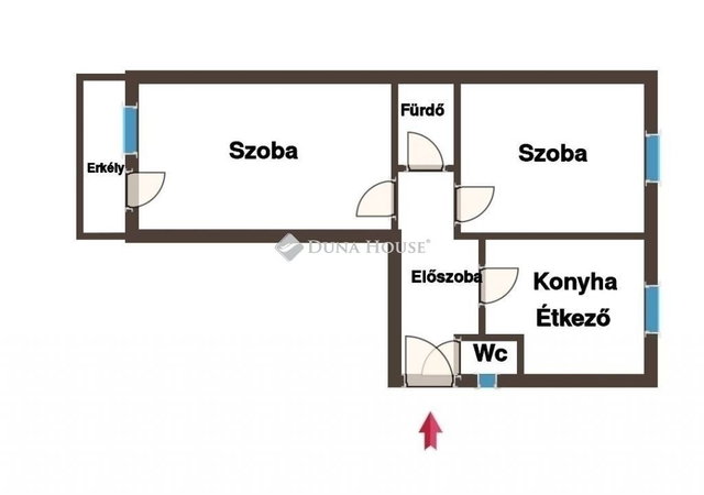 Eladó panellakás, Pécsett 38 M Ft, 2 szobás