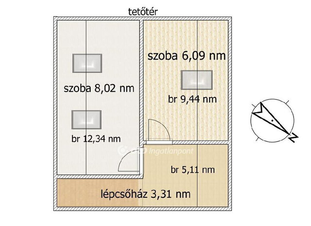Eladó sorház, Szigetszentmiklóson 75 M Ft, 2+1 szobás