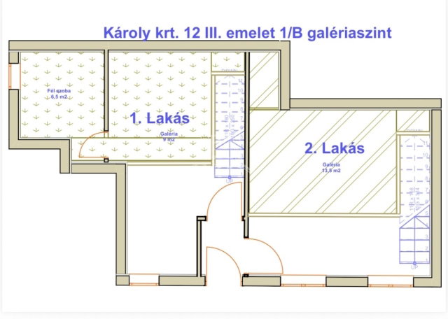 Eladó téglalakás, Budapesten, V. kerületben 61.9 M Ft
