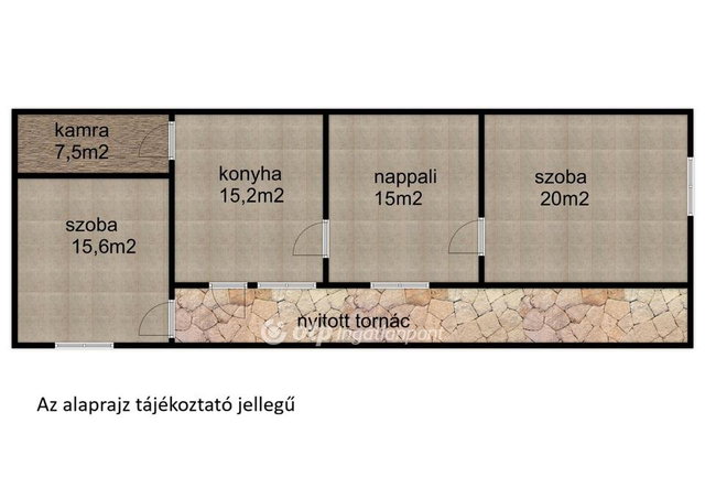 Eladó mezogazdasagi ingatlan, Nagycserkeszen 4.5 M Ft, 2 szobás
