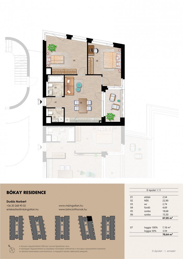 Lakás · 3 hálószoba · 67 m² · 98.896.000 Ft