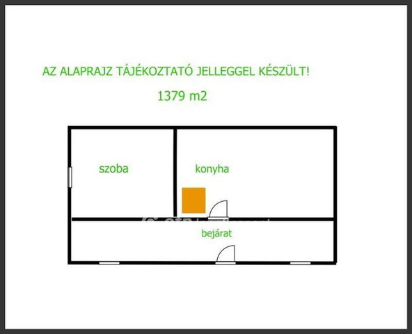 Eladó családi ház, Hajdúböszörményen 4.7 M Ft, 1 szobás
