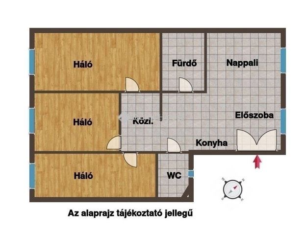 Eladó téglalakás, Budapesten, VII. kerületben 77.99 M Ft