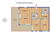Eladó téglalakás