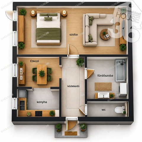 Eladó téglalakás, Kecskeméten 46.9 M Ft, 2 szobás