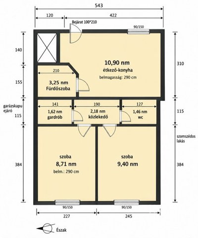 Eladó téglalakás, Hódmezővásárhelyen 45 M Ft, 3 szobás