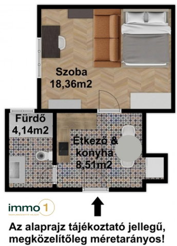 Eladó téglalakás, XIII. kerületben, Visegrádi utcában