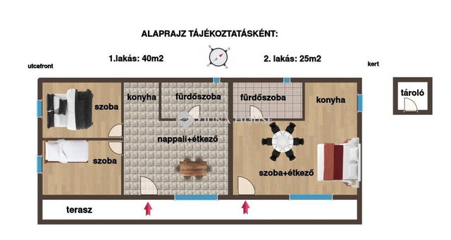 Eladó családi ház, Bicskén 45.5 M Ft, 4 szobás