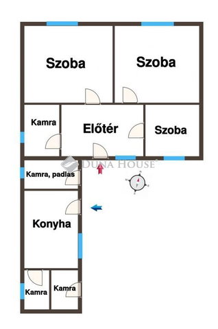Eladó mezogazdasagi ingatlan, Pálmonostorán 12.8 M Ft, 2+1 szobás