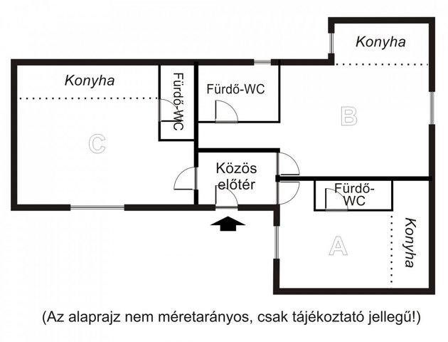 Eladó téglalakás, Budapesten, VIII. kerületben, Baross utcában