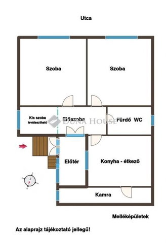 Eladó családi ház, Beleden 31 M Ft, 2 szobás