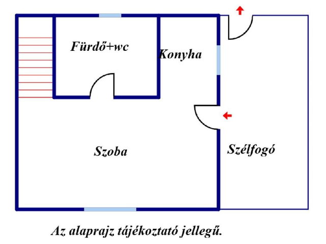 Eladó családi ház, Békéscsabán 24.5 M Ft, 1+1 szobás