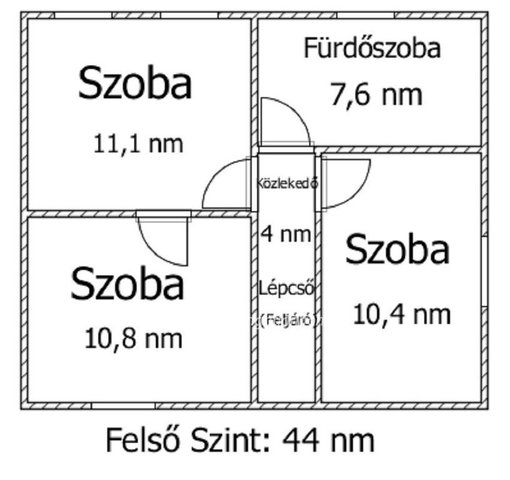Eladó családi ház, Veszprémben 59.9 M Ft, 2+2 szobás