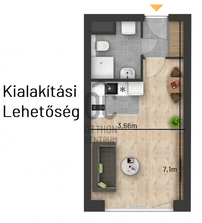 1 bed · 26m² · 34.900.000 ft