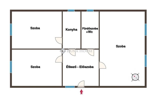 Eladó családi ház, Farmoson 28.9 M Ft, 3 szobás