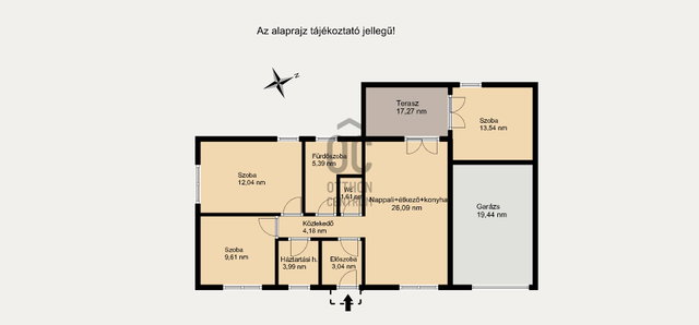 Eladó családi ház, Abában 74.9 M Ft, 4 szobás