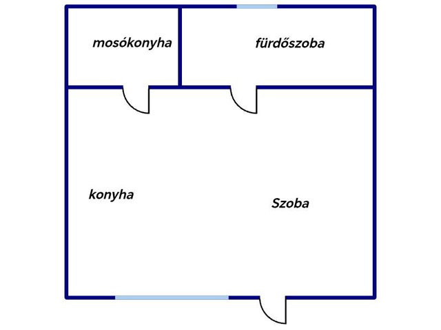 Eladó téglalakás, Egerben 19.9 M Ft, 1 szobás