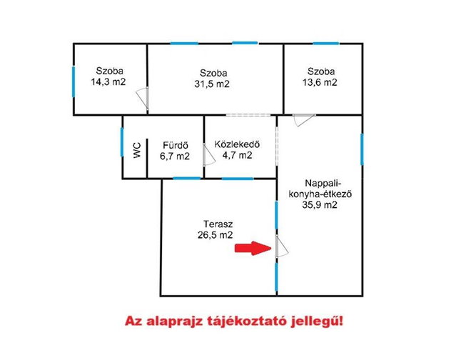 Eladó családi ház, Kiskunlacházán 55.9 M Ft, 3 szobás