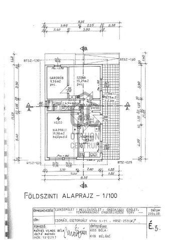 Eladó családi ház, Csomádon 70 M Ft, 3 szobás