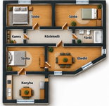 Eladó családi ház, Nyírcsaholyon 19 M Ft, 2+1 szobás