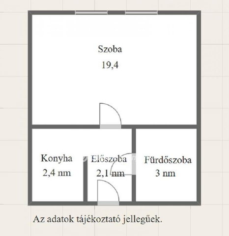 Eladó panellakás, Dombóváron 19.9 M Ft, 1 szobás